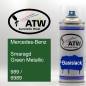 Preview: Mercedes-Benz, Smaragd Green Metallic, 989 / 6989: 400ml Sprühdose, von ATW Autoteile West.